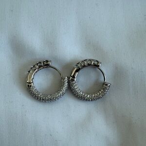 Elegant Silver Hoop Earrings